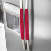 2pcs Fridge Door Handle Covers Refrigerator Door Puller Decor Antiskid Protector GlovesKitchen Appliance Wrap