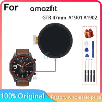 For Huami Amazfit GTR 47mm A1901 A1902 Smartwatch LCD Display + Touch Panel Digitizer For Amazfit GTR 47mm LCD Amoled Display