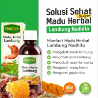 Madu Herbal Lambung - Madu Lambung NADHIFA Lambung Kronis Gerd 280Gram