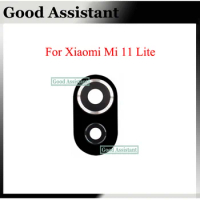 For Xiaomi Mi 11 Lite Mi11 Lite Mi 11Youth Rear Back Camera Glass Lens Cover Frame Replacement Cell Phone Repair Spare Part