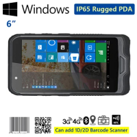 6 inch Windows 10 Rugged Tablet Handheld Terminal PDA Barcode Reader Scanner 1D 2D Honeywell Scanner