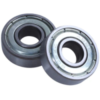 Skate Bearing 608 ZZ Wheel And Long Board Skate Bearings, Double Armored, Silver, 50 Pieces