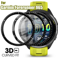 3D Curved Fit Full Screen Protector for Garmin Forerunner 965 265 265S Ultra-HD Smartwatch Protective Film for Garmin Forerunner