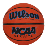 【WILSON】NCAA ELEVATE橡膠籃球 #7-戶外 室外 室內 7號球(WZ3007001XB7)