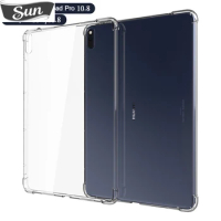 Silicon Case For Huawei Matepad Pro 10.8 2019 Matepad 10.4 10.8 2020 M6 10.8 Clear Transparent Case Soft TPU Back Tablet Cover