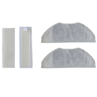 Replacement Hepa Filters For Xiaomi Sweeping Robot Vacuum Cleaner With 2Pcs Mop Cloth Hepa Filters Washable Air Filter