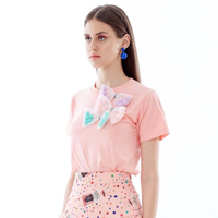 เสื้อยืด รุ่น CELLO BERRY T-SHIRT สีชมพู