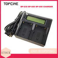 Topcin Battery Charger for Sony BP-U30 BP-U60 BP-U90 PMW-100 PMW-150 PMW-160 PMW200 PMW-EX1 PMW-EX1R PMW-EX3 PMW-F3/F3K PXW-X160