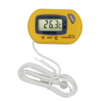 Temperature Thermometer Digital For Fish Aquarium Reptile Terrarium Temp Probe Meter Fridge Suction Cup Thermometer Measuring