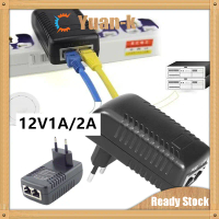 Adaptor Poe 12V 1A 2A Untuk Htb Netlink Totolink Tplink Media Converter CCTV