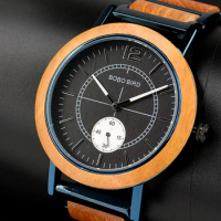 BOBO BIRD Wood Watch for Men Women Couple Watches Dropshipping Seiko Quartz Movement Wristwatches Customized Gifts for Lovers