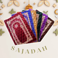 Sajadah TEBAL EMPUK TURKI JUMBO EMBOSS 70 x 110cm Dan 80x120cm | Al Arbain Dewasa | Sajadah Busa Ant