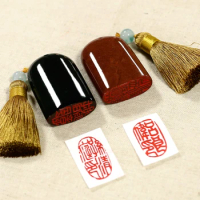 Oval Stone Seal Personal Carton Stamps Calligraphy Painting Office Seal Customized Teacher Painter Chinese Name Stamp Gift Seal