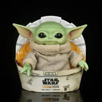 Marvel Star Wars Yoda Baby Action Figure Kawaii Yoda Plush Doll Toy Doll Ornament Children'S Collection Birthday Creative Gift