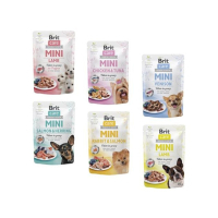 Brit咘莉-小型犬主食餐包 85g x 12入組(購買第二件贈送寵物零食x1包)