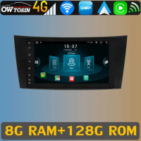 1280*720 Android 11 8G+128G Car Multimedia Player For Mercedes Benz CLS G E Class W219 W211 GPS Radio BT 5.0 DSP CarPlay 4G WiFi