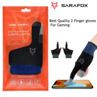 Sarafox G01 Silver Fiber Game Gloves Mobile Phone Sensitive Touch Screen Gloves Professional Phone Gaming Finger sleeveGloves
