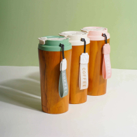 DEKAYU - Hampers Tumbler Kayu LUNA | Botol Minum Stainless Kombinasi Kayu dan Stainless SUS 316 | So