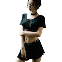 【XOXOXO】為愛加油啦啦隊三件式角色服情趣性感睡衣(角色扮演學生情趣內衣cosplay性感睡衣)