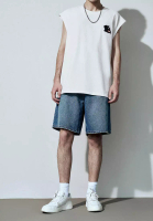 Urban Revivo Oversized Denim Shorts