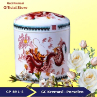 Guci Kremasi Import Klasik Gambar Naga /Lion Model CC.E 89 L