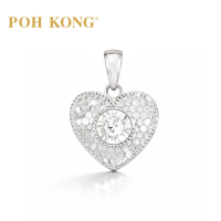 POH KONG 750/18K Diamond Sparkling Heart Pendant