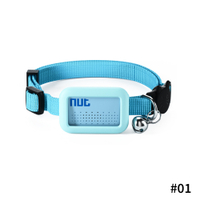 กันน้ำ GPS Bluetooth Locator ปลอกคอป้องกันการสูญหาย Dog Cat Smart Positioning Tracker น้ำหนักเบา Tra