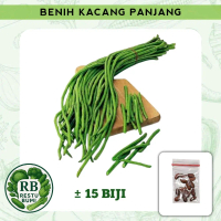 Benih Kacang Panjang  Benih Bibit Sayuran Kacang Panjang Isi 15 biji