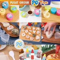 PGTOYS - Cetakan Nasi Bento Sushi Onigiri Anti Lengket / Botol Tempat Saus Bumbu Mini Wadah Saus / C