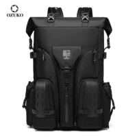OZUKO New Outdoor Sports Large Capacity Backpacks Men Multifunctional 15.6" Laptop Backpack Waterproof Travel Male School Bags