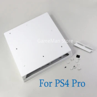 1set High Quality For playstation 4 PS4 Pro White Host Housing Shell Case with Screws For PS4 Pro Game Console