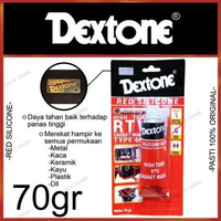 DEXTONE RED SILICONE 70GRAM - LEM RED SILIKON 70 GRAM TAHAN PANAS