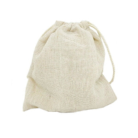 棉麻束口袋-14x11.5cm 麻布袋 咖啡豆袋 禮品袋 端午節香包袋 香料袋 驅紋中藥包 抽繩袋 贈品禮品