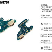 10PCS For Samsung Note 10/Note 10 Lite/Note 10 Plus USB Charger Port Jack Dock Connector Charging Board Flex Cable