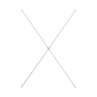 【MUJI 無印良品】SUS交叉桿/灰/84/大(大型家具配送)