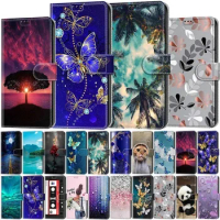 Wallet Flip Case For Sony Xperia 1 IV 5 IV 10 III 10 V Butterfly Magnetic Leather Phone Cover For iPhone 15 Plus 14 Pro Max