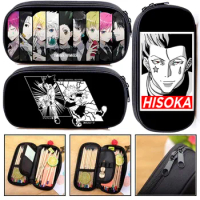Anime HUNTERxHUNTER Pencil Bag Hunter X Hunter Cosmetic Case For Teenagers Kula Pickup Portable School Supplies Pen Bags