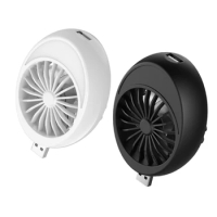 Small Fan Usb Fan Small In-line Quiet Office Table Small USB Fan 5V1A Input and with USB Output