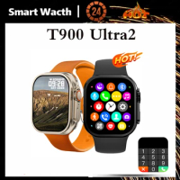 2024 Latest T900 ultra 2 Smart Watch 9 Supports Sports Gestures Answer Calls HiWatch APP Big Touch Screen Smartwatch T900ultra2