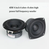 40W 4 Inch Subwoofer Speaker 4ohm~8ohm Bass Speaker SL-104S Diy Super Subwoofer High Power Fever Woofer Speaker Low Frequency