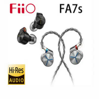 FiiO FA7S 樓氏六單元動鐵MMCX單晶銅鍍銀可換線耳機-黑色