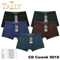 CD BOXER TALLY MAN COTTON SPANDEX, CELANA DALAM PRIA BOXER 1 Kotak isi 3 Pcs