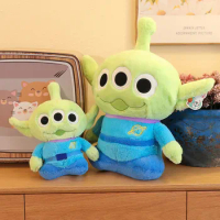21-80cm Disney Toy Story Three Eyed Alien Model Doll Cute Animal Big Eyed Baby Monster Plush Decorated Pillow Child Gift