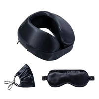 Frequent Flyer Travel Set - ดำ  เซ็ทหมอนรองคอ