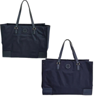 【TORY BURCH】tb 深藍.黑色 Ella Tote(母親節送禮)