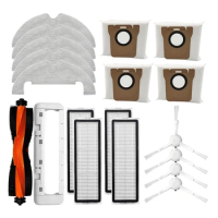 For Xiaomi Robot Vacuum X10 Robotic Vacuum Cleaner Main Side Hepa Filter Mop Cloth Rags Dust Bags Accessories