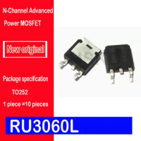 10PCS new original spot RU3060L RU3060 TO-252 SMD MOS FET N-Channel Advanced Power MOSFET