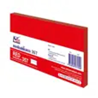 ซองแดง 555 No.357 100 แกรม (8.9x17.8 ซม./แพ็ค 20)