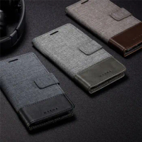 For Samsung Galaxy A42 5G / J1 mini prime Denim Canvas PU Leather Flip Case Magnetic Cover Stand Wallet Shell Card Slot
