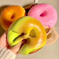 Squishy Jumbo Bagel Bentuk Roti Ukuran Besar Lembut Soft Slow Rising Model Terbaru Kualitas Terbaik